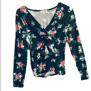Ultra Flirt Floral Top NWOT